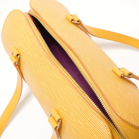 LOUIS VUITTON 2001 Epi Soufflot Handbag yellow WS28107