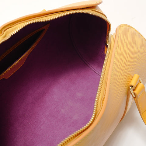 LOUIS VUITTON 2001 Epi Soufflot Handbag yellow WS28107