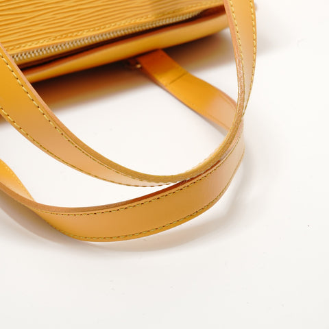 LOUIS VUITTON 2001 Epi Soufflot Handbag yellow WS28107