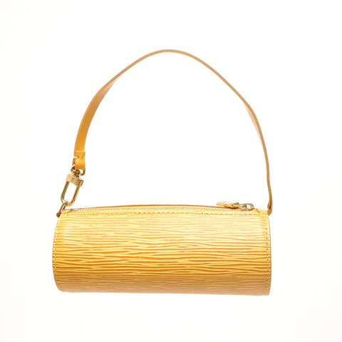 LOUIS VUITTON 2001 Epi Soufflot Handbag yellow WS28107