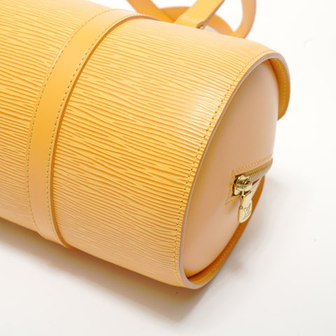 LOUIS VUITTON 2001 Epi Soufflot Handbag yellow WS28107