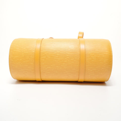 LOUIS VUITTON 2001 Epi Soufflot Handbag yellow WS28107