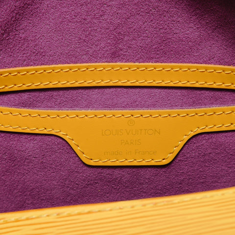 LOUIS VUITTON 2001 Epi Soufflot Handbag yellow WS28107
