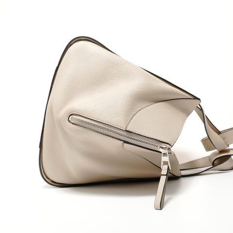 LOEWE Hammock 2WAY Leather Handbag beige WS28109