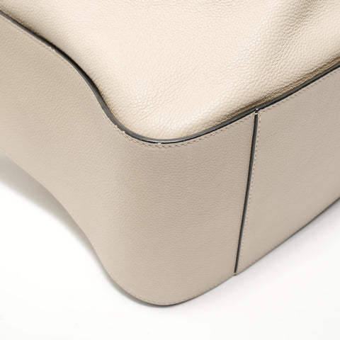 LOEWE Hammock 2WAY Leather Handbag beige WS28109