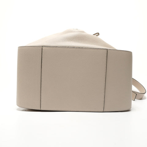 LOEWE Hammock 2WAY Leather Handbag beige WS28109