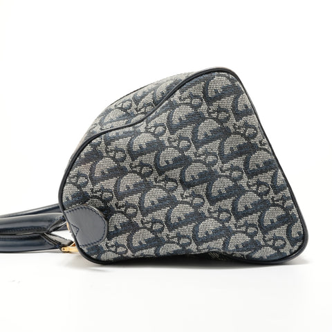 Christian Dior Trotter Canvas Handbag Navy WS28110