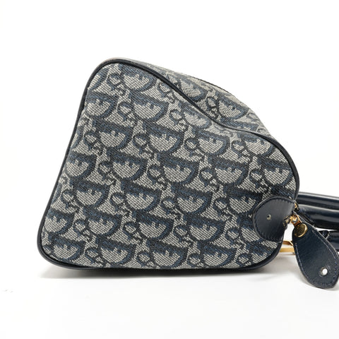 Christian Dior Trotter Canvas Handbag Navy WS28110