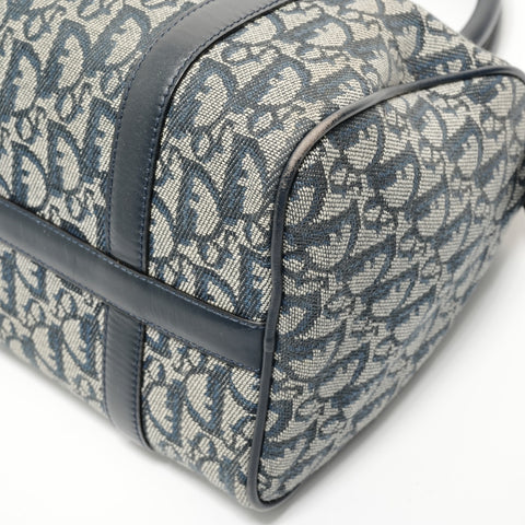 Christian Dior Trotter Canvas Handbag Navy WS28110