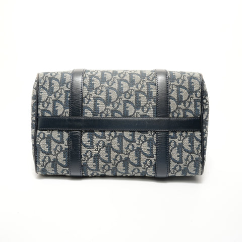 Christian Dior Trotter Canvas Handbag Navy WS28110