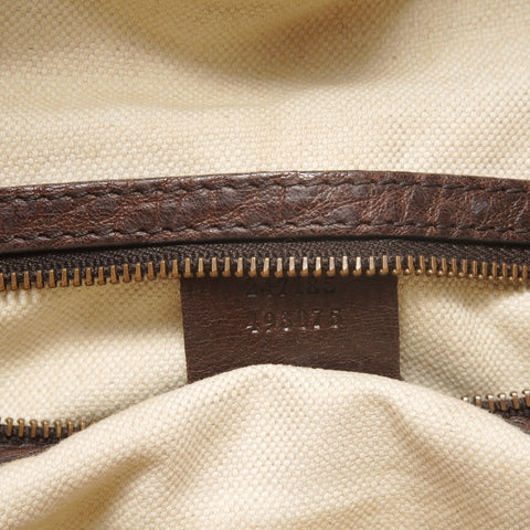 GUCCI 2WAY GG Canvas Shoulder Bag Brown WS28111