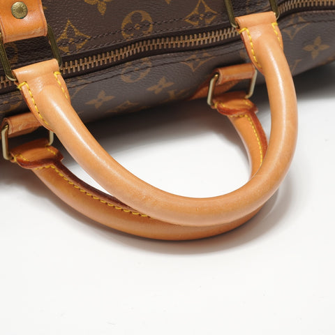 LOUIS VUITTON 1990 Monogram Keepall 50 Boston bag Brown WS28112