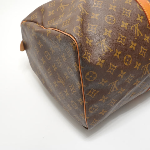 LOUIS VUITTON 1990 Monogram Keepall 50 Boston bag Brown WS28112