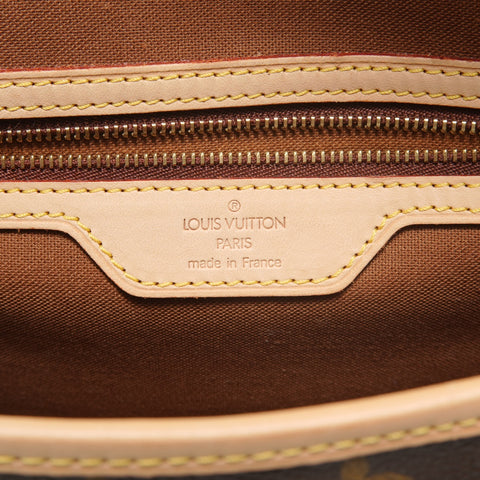 LOUIS VUITTON Monogram Sologne, made in 2003. Shoulder Bag Brown WS28114