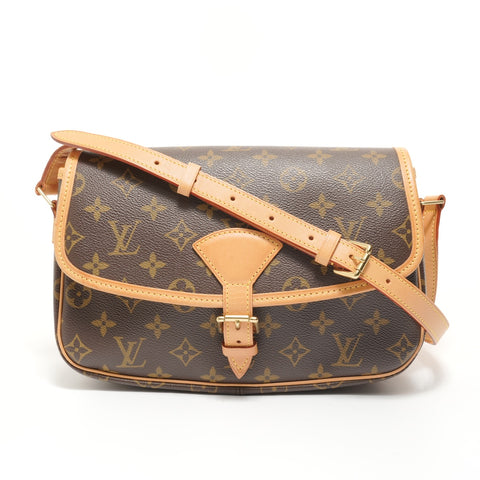 LOUIS VUITTON Monogram Sologne, made in 2003. Shoulder Bag Brown WS28114