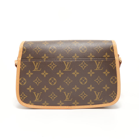 LOUIS VUITTON Monogram Sologne, made in 2003. Shoulder Bag Brown WS28114