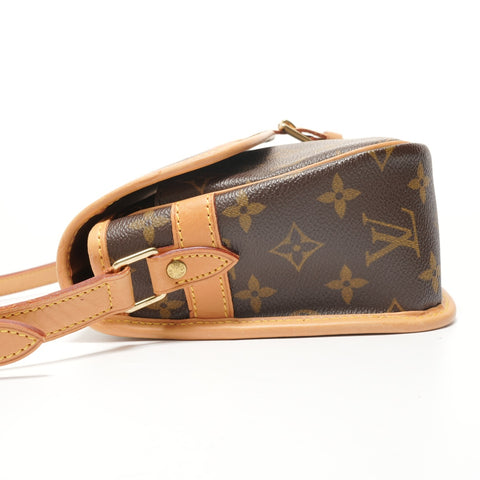 LOUIS VUITTON Monogram Sologne, made in 2003. Shoulder Bag Brown WS28114