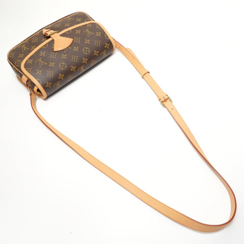 LOUIS VUITTON Monogram Sologne, made in 2003. Shoulder Bag Brown WS28114