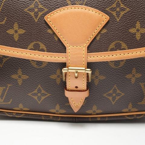 LOUIS VUITTON Monogram Sologne, made in 2003. Shoulder Bag Brown WS28114