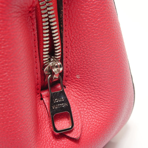 LOUIS VUITTON Montaigne BB Monogram, 2016 model. Handbag Red WS28116