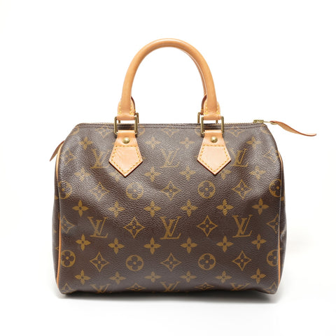 LOUIS VUITTON Monogram Speedy 25, manufactured in 2002. Handbag Brown WS28119