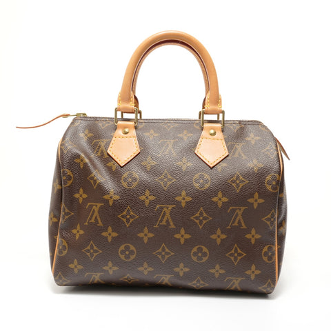 LOUIS VUITTON Monogram Speedy 25, manufactured in 2002. Handbag Brown WS28119