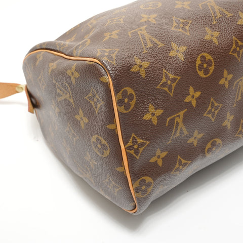 LOUIS VUITTON Monogram Speedy 25, manufactured in 2002. Handbag Brown WS28119