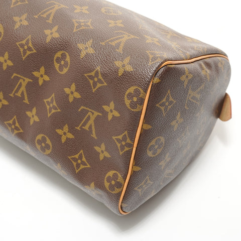 LOUIS VUITTON Monogram Speedy 25, manufactured in 2002. Handbag Brown WS28119