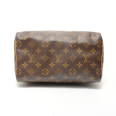 LOUIS VUITTON Monogram Speedy 25, manufactured in 2002. Handbag Brown WS28119