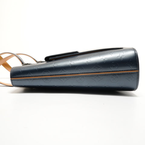 LOUIS VUITTON Monogram Mat Wilwood, made in 2002. Shoulder Bag Navy WS28120