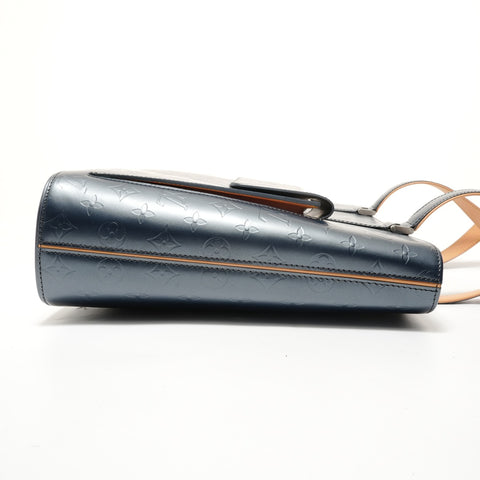 LOUIS VUITTON Monogram Mat Wilwood, made in 2002. Shoulder Bag Navy WS28120