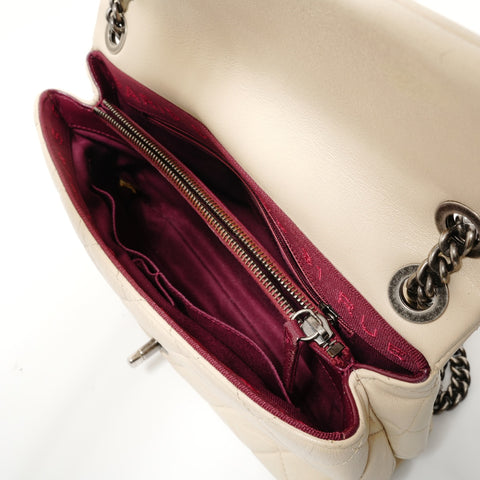 CHANEL 20s Matelass Chain Shoulder Bag beige WS28123