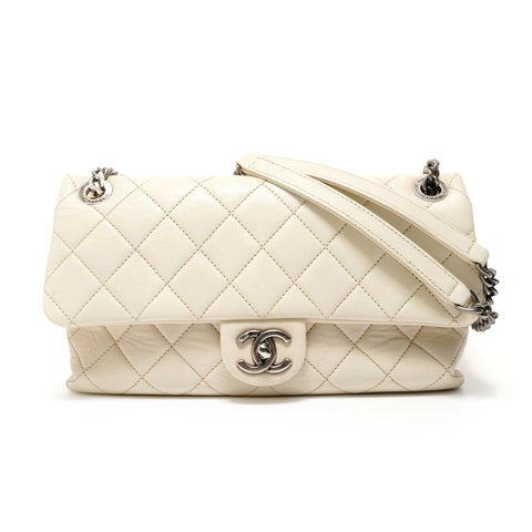 CHANEL 20s Matelass Chain Shoulder Bag beige WS28123