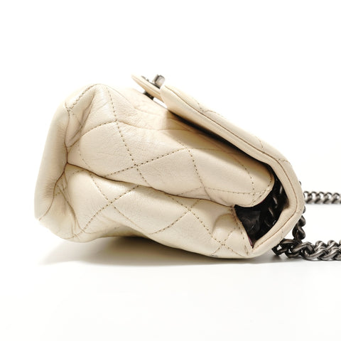 CHANEL 20s Matelass Chain Shoulder Bag beige WS28123