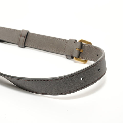 Christian Dior Gallop Oblique Leather Shoulder Bag gray WS28124