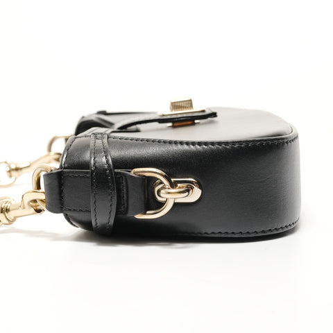 GUCCI Moonside Leather Shoulder Bag black WS28125