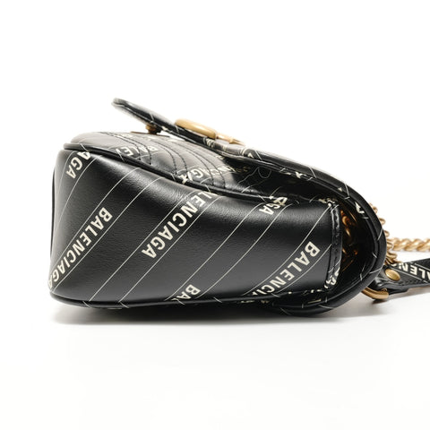 GUCCI Balenciaga The Hacker GG Marmont Chain Shoulder Bag black WS28126