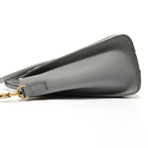 CELINE Luggage Nano Shopper 2WAY Handbag gray WS28127