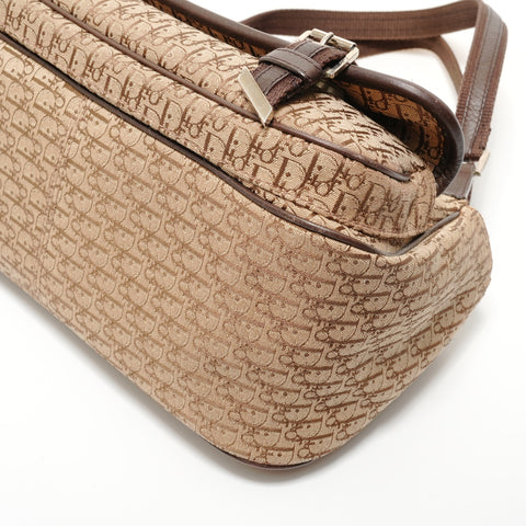 Christian Dior Trotter Canvas Street Chic Shoulder Bag Brown WS28128