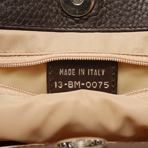 Christian Dior Trotter Canvas Street Chic Shoulder Bag Brown WS28128