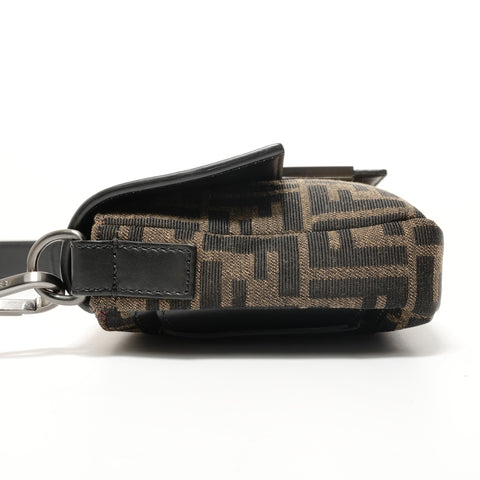 FENDI Mamma Bucket 2-Way Canvas Waist Bag Shoulder Bag beige WS28129