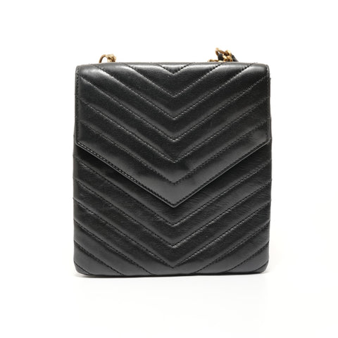 YVES SAINT LAURENT YSL Cassandra Chain Shoulder Bag black WS28131