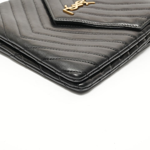 YVES SAINT LAURENT YSL Cassandra Chain Shoulder Bag black WS28131