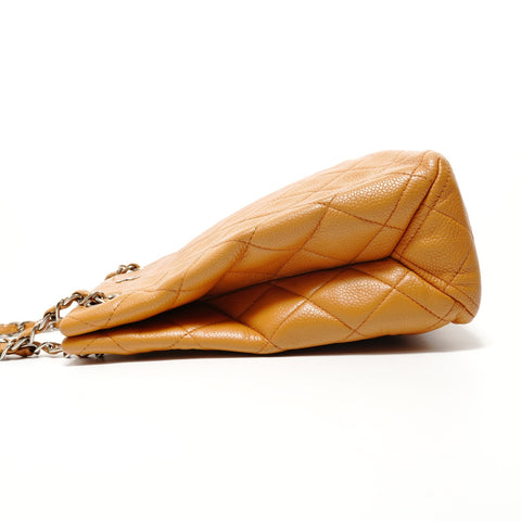 CHANEL No. 5 Matelass Caviar Skin Shoulder Bag Brown WS28132
