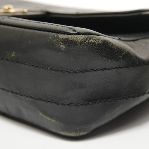 CHANEL No. 7 Chocolate Bar Chain Shoulder Bag black WS28135