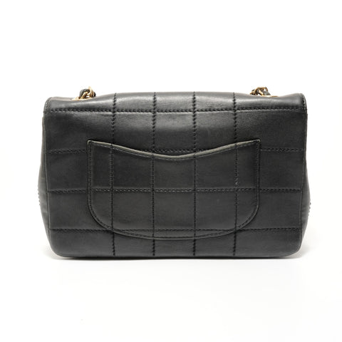 CHANEL No. 7 Chocolate Bar Chain Shoulder Bag black WS28135