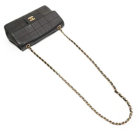 CHANEL No. 7 Chocolate Bar Chain Shoulder Bag black WS28135