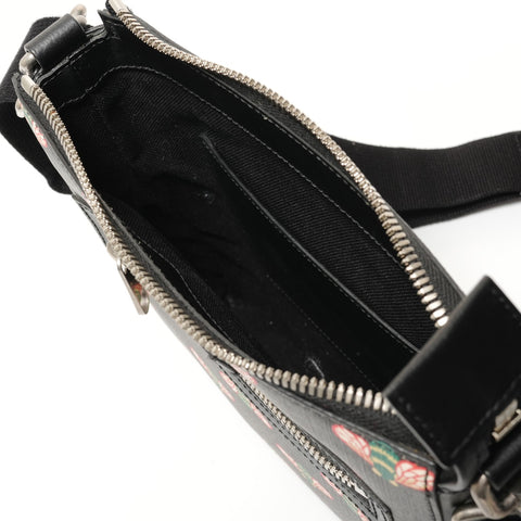 GUCCI Bestiary Bee GG Supreme Shoulder Bag black WS28137