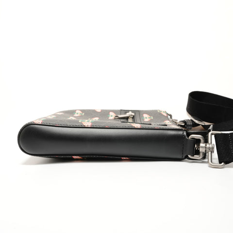 GUCCI Bestiary Bee GG Supreme Shoulder Bag black WS28137