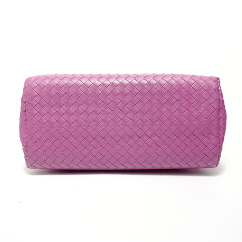 BOTTEGAVENETA INTRECCIATO Roma 2WAY Leather Handbag purple WS28139
